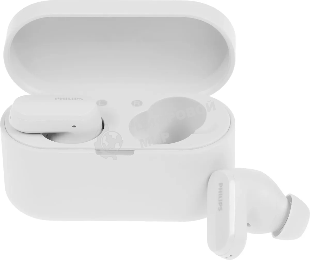 Наушники TWS Philips TAT3508WT/00 белый, внутриканальные, Bluetooth, активное шумоподавление, до 21 ч