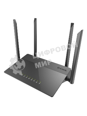 Маршрутизатор беспроводной D-Link DIR-841/RU/A1B, Wireless AC1200 Dual-Band Router with 1 10/100/1000Base-T WAN port and 410/100Base-TX LAN ports.802.11b/g/n compatible, 802.11AC up to 866Mbps,1 10/100/1000Base-T WAN port, 4