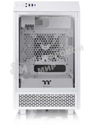 Компьютерный корпус Thermaltake The Tower 100 Snow CA-1R3-00S6WN-00/White/Win/SPCC/Tempered Glass*3