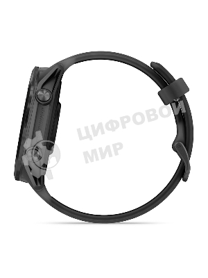 Умные часы Garmin Forerunner 570 черный, темно-серый безель, черный ремешок 47мм