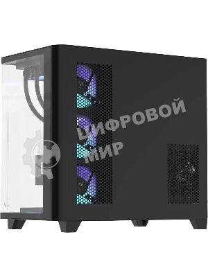 Компьютерный корпус AeroCool/Formula Crystal U2 Floe черный без БП ATX 1xUSB 2.0 1xUSB 3.0 1xUSB3.1 audio bott PSU