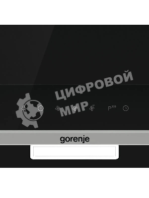 Вытяжка наклонная Gorenje WHI649X21P черный/серебристый, 60 см, 740 куб. м/ч, 67 дБ