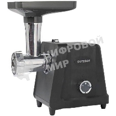 Мясорубка электрическая OURSSON MG3093/DG темно-серый, 800 Вт, 1.8 кг/мин, реверс, металлический лоток, насадки - 5