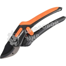 Секатор PATRIOT PAP-200,контактный,наковаленка (сталь 65Mn),лезвие (япон.сталь SK5),рукоятки PP+TPR,фиксатор лезвий,пружин.привод,200 мм