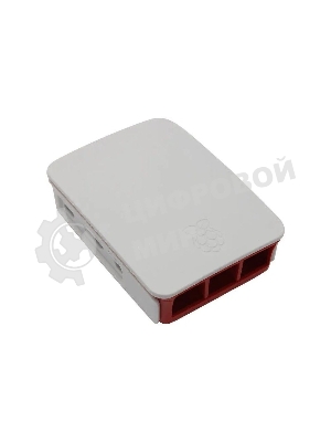 Корпус RA129 red-белый для микрокомпьютера Raspberry Pi 3. ACD Red+White ABS Plastic case for Raspberry Pi 3