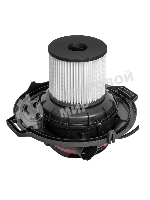 Строительный пылесос Pioneer VC286C серебристый с красным, 1400 Вт, уборка сухая/влажная, пылесборник контейнер, 20 л