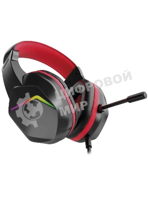 Гарнитура Oklick HS-L335G чёрный, проводная, USB-C/3.5 мм