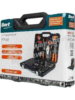 Набор ручного инструмента Bort BTK-123