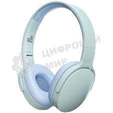 Беспроводные/проводные наушники Aksberry U3 Win Vibe бежево-синий, накладные, Bluetooth + проводной, до 10 ч