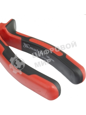 Плоскогубцы Matrix NICKEL 180 мм, никелированные, двухкомпонентные рукоятки