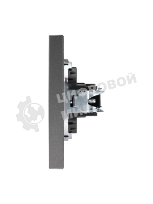 Розетка Kranz STRONG HDMI с/у графит