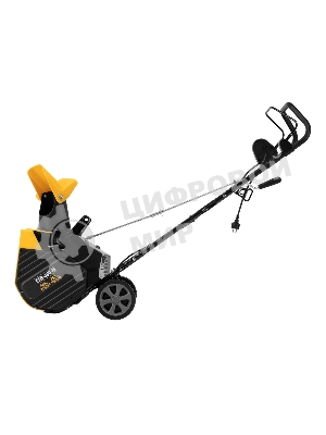 Электрическая снегоуборочная машина Denzel ESB-460-M, 1.8 кВт, металлический шнек, LED фара