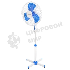Вентилятор напольный Maxvi FS1645 white-blue