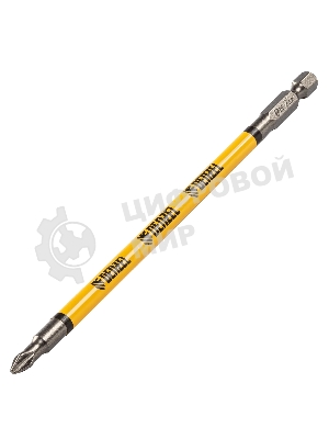 Набор бит Denzel PH2х150, сталь S2, круглый профиль, 5 шт.