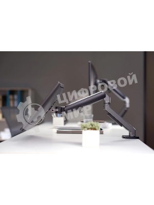 Кронштейн для мониторов Ultramounts UM734BL серый/черный 17