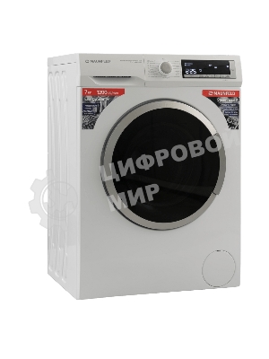 Стиральная машина с инвертором и паром MAUNFELD MFWM127WH200 ST INVERTER SLIM