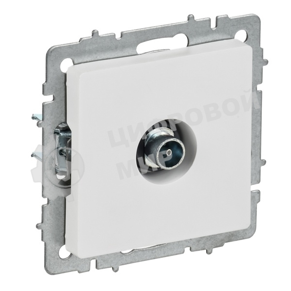 Розетка телевизионная оконечная IEK BRITE РТВ11-0-БрАБ а/б