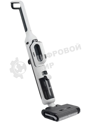 Пылесос вертикальный моющий Haier HWND Q1 белый/черный, питание от аккумулятора, 150 Вт, уборка сухая/влажная, пылесборник 0.4 л