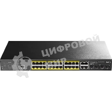 Коммутатор Cudy GS2028PS4-300W (L2) 28x1 Гбит/с 4SFP 24PoE+ 300W управляемый