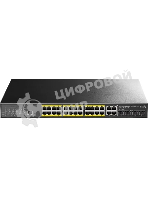 Коммутатор Cudy GS2028PS4-300W (L2) 28x1 Гбит/с 4SFP 24PoE+ 300W управляемый