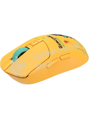 Мышь беспроводная/проводная A4Tech Bloody R72 Ultra Duo желтый, 20000 dpi, USB Type-A/Type-C, радиоканал, кнопки-7