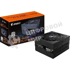 Блок питания Gigabyte ATX 1000W GP-AE1000PM PG5 Gen.5 80 PLUS platinum (20+4pin) APFC 120мм fan 16xSATA Cab Manag RTL