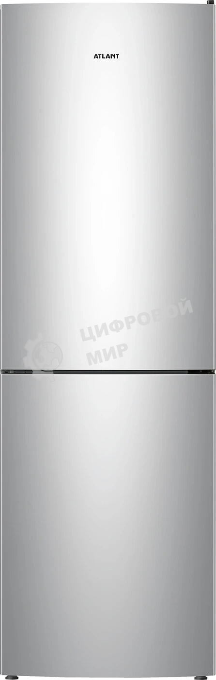 Холодильник Atlant XM-4621-181 серебристый двухкамерный 205/119л морозилка снизу