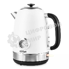 Чайник электрический Kitfort КТ-6603 1.7л. 2200Вт белый (корпус: пластик)