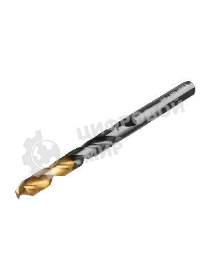 Сверло по металлу Denzel 7 мм, HSS-Tin, Golden Tip, 10 шт.