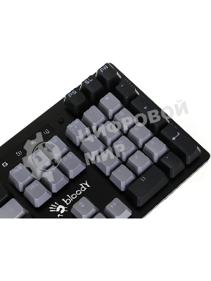 Клавиатура проводная A4Tech Bloody B820R Dual Color механическая черный/серый USB for gamer LED