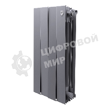 Радиатор биметаллический Royal Thermo PianoForte 500 Серебристый - 4 секц.