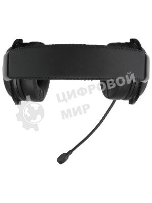 Гарнитура Acer AHW120 чёрный, проводная, USB, подсветка