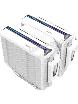 Кулер для процессора Alseye W700-W(USA) белый, 120 мм, алюминий/медь, 2200 об/мин, 35.3 дБ, 4 pin, 230 Вт, 159 мм