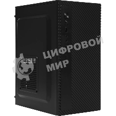 Компьютерный корпус Accord Entry ACC-2053B черный без БП mATX 1x80мм 1x120мм 2xUSB2.0 audio