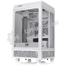 Компьютерный корпус Thermaltake The Tower 100 Snow CA-1R3-00S6WN-00/White/Win/SPCC/Tempered Glass*3