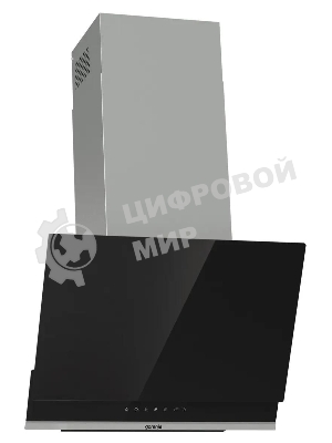 Вытяжка наклонная Gorenje WHI649X21P черный/серебристый, 60 см, 740 куб. м/ч, 67 дБ