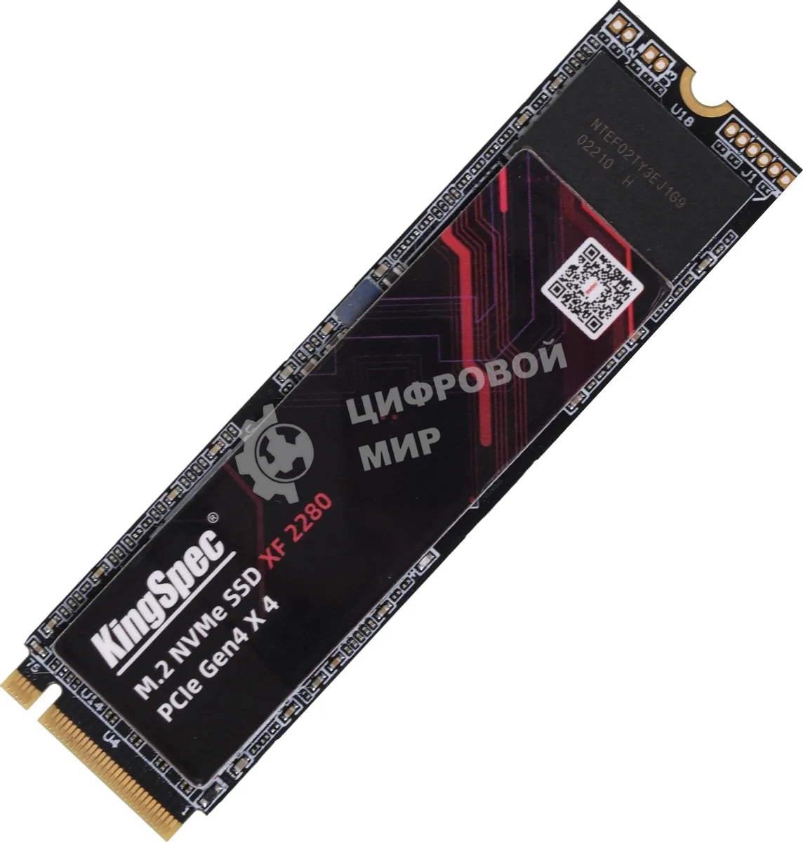 Накопитель SSD Kingspec PCI-E 4.0 x4 512Gb XF-512 M.2 2280