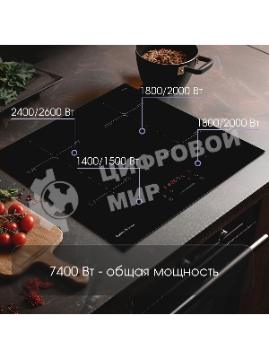 Индукционная варочная панель Zigmund & Shtain CI 60.6 B черный