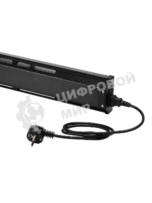 Конвектор электрический плинтусный СОКОЛ 60-0124, черный, 450 Вт, 15 м2