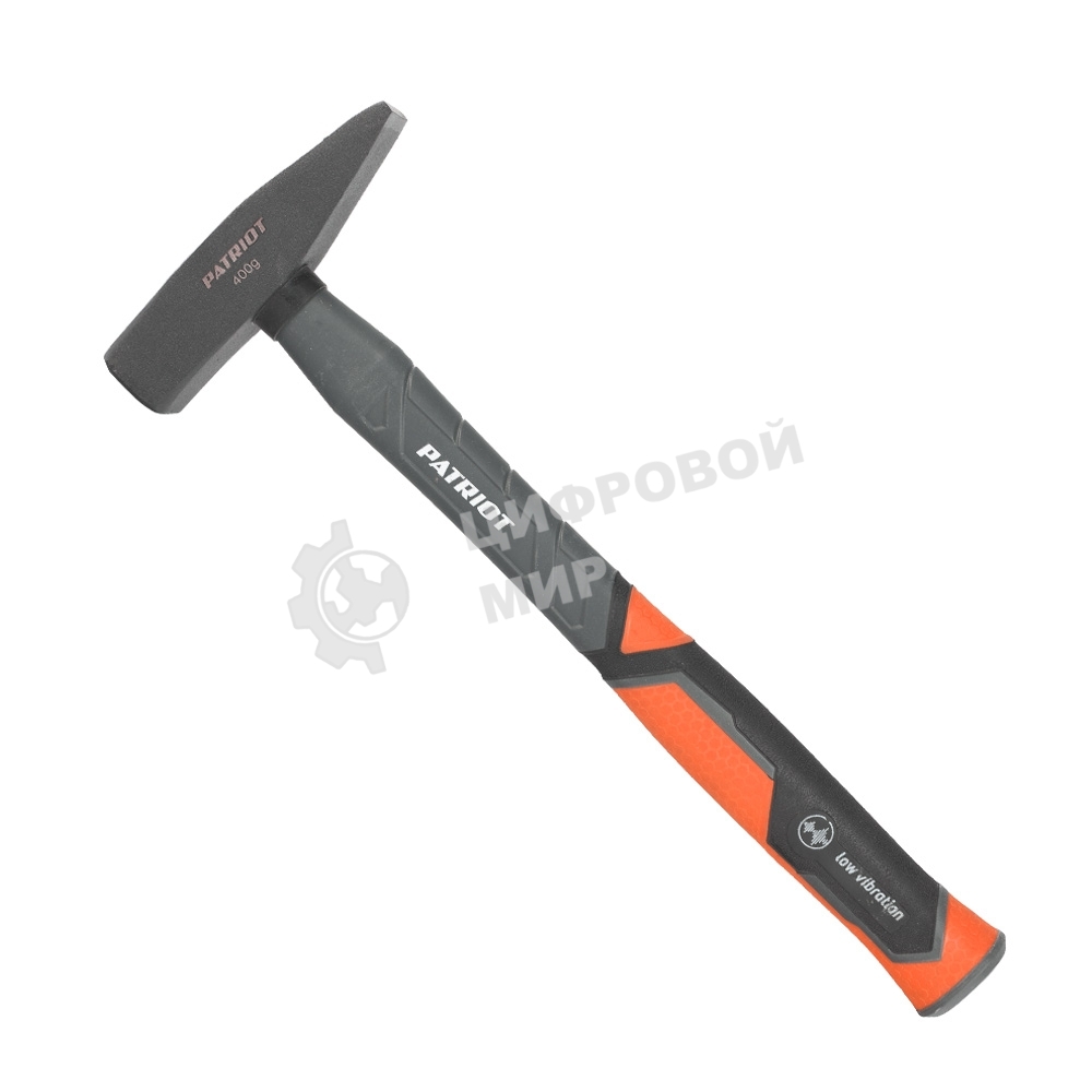 Молоток слесарный Patriot MHF-400 с фиберглассовой рукояткой, 400г