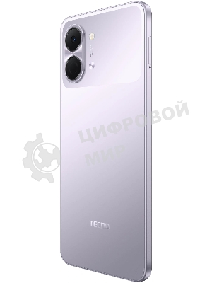 Смартфон Tecno Spark Go 3 128Gb 4Gb фиолетовый моноблок 3G 4G 2Sim 6.75