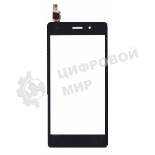 Сенсорное стекло (тачскрин) для Huawei P8 Lite, черное