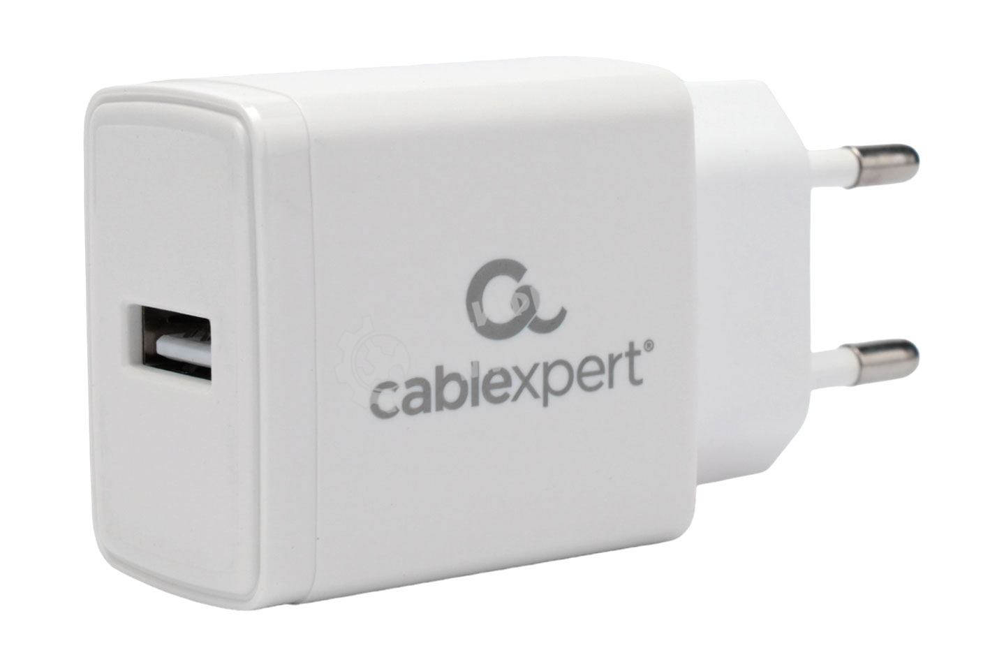 Сетевое зарядное устройство Cablexpert MP3A-PC-38 100/220V - 5V USB 1 порт, 2A, белый