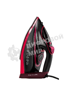 Утюг Galaxy GL 6133 черный/розовым, 3200 Вт, 80 г/мин, 240 г/мин, 320 мл