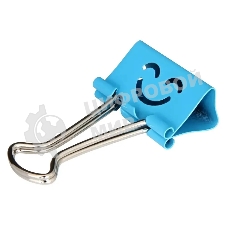 Зажимы Deli 8486 smile 25мм ассорти (упаковка: 48шт) пластиковая туба