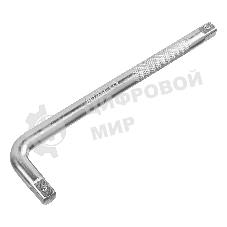 Вороток Г-образный Denzel 250x50 мм, квадрат 1/2