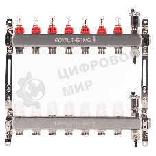 Коллектор Royal Thermo нерж. в сборе с расходомерами 1