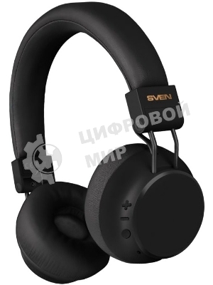 Беспроводные/проводные наушники Sven AP-B710MV черный, полноразмерные, Bluetooth + Jack 3.5 мм, складная конструкция, до 22 ч