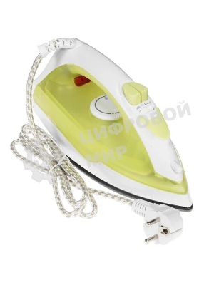 Утюг Energy EN-327 желтый/белый, 1600 Вт, 15 г/мин, 80 г/мин, 200 мл
