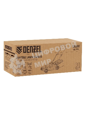 Газонокосилка электрическая Denzel GM-1200, 1200 Вт 96615